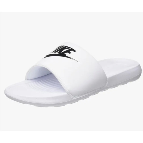 NEW Nike Victori One Slide White/White/Black Men’s Size 13 CN9675-100 Slides main image 4